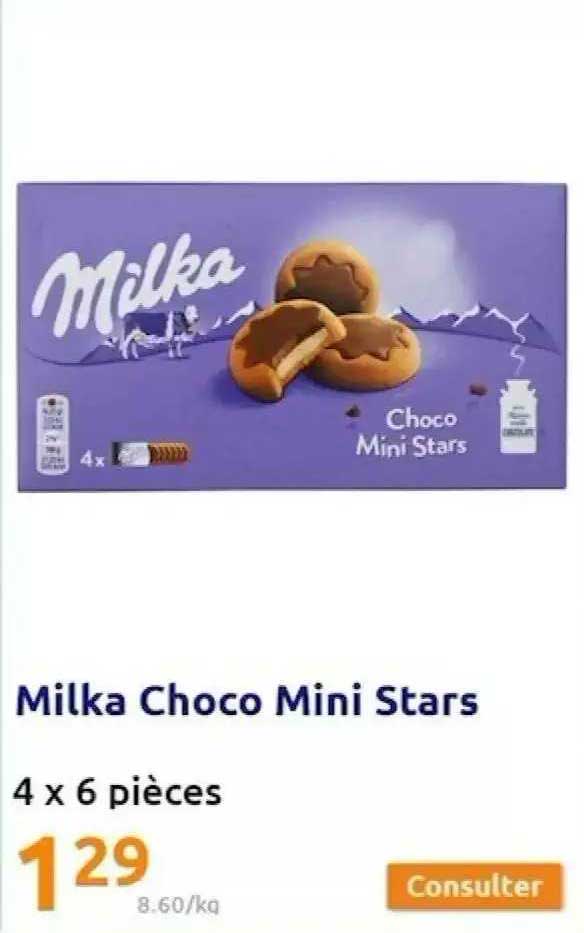 milka choco mini stars
