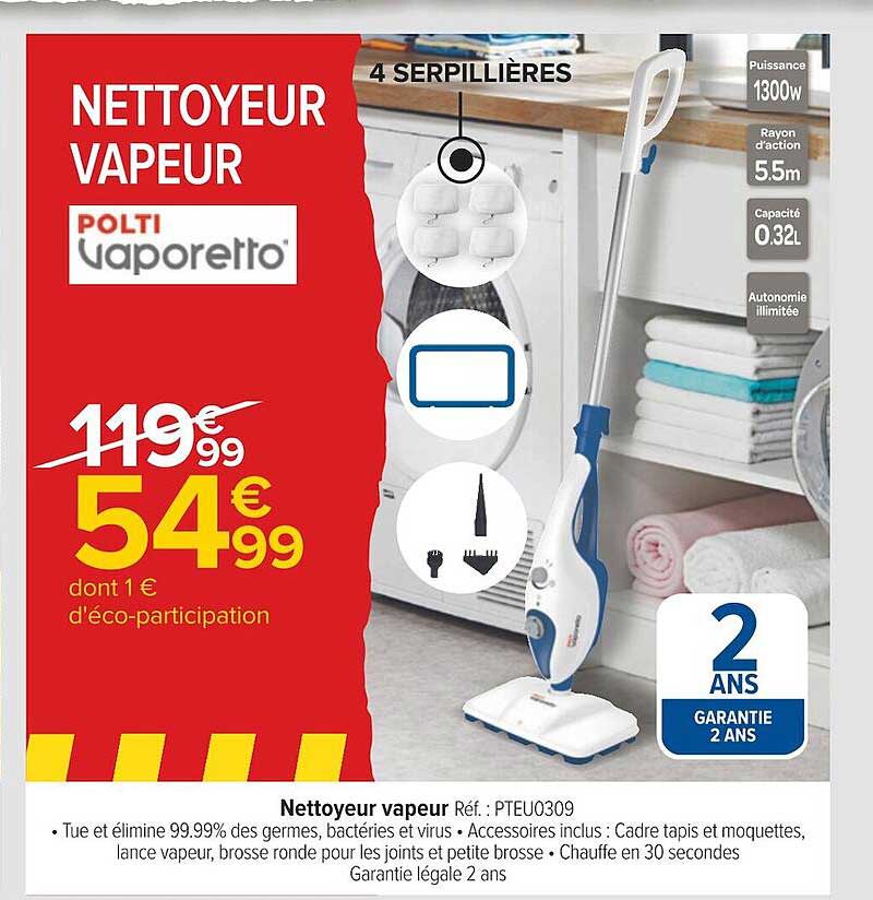 nettoyeur vapeur polti vaporetto