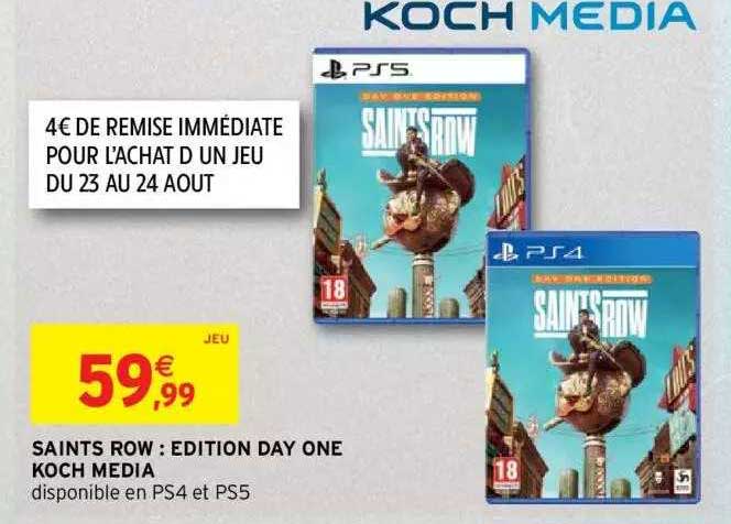 saints row : edition day one koch media