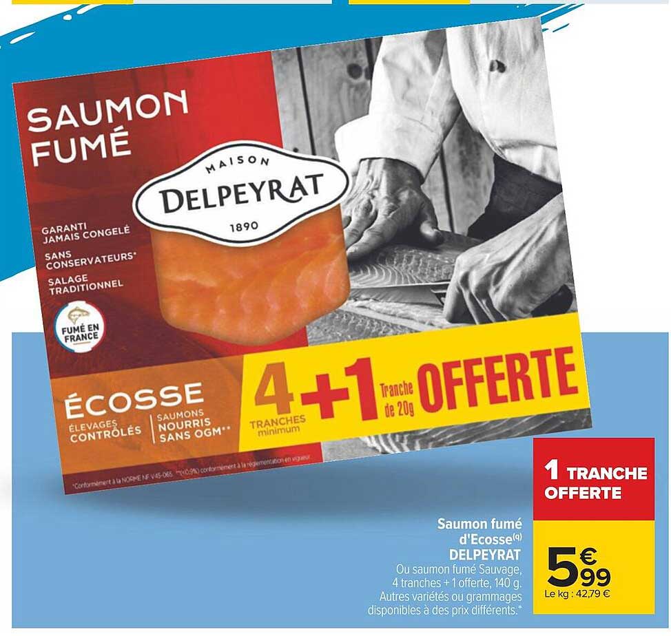 Saumon Fumé D'écosse Delpeyrat