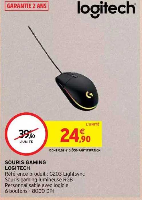 Souris Gaing Logitech