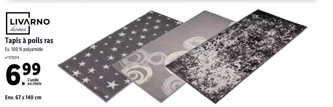 Tapis à Poils Ras Livarno Home