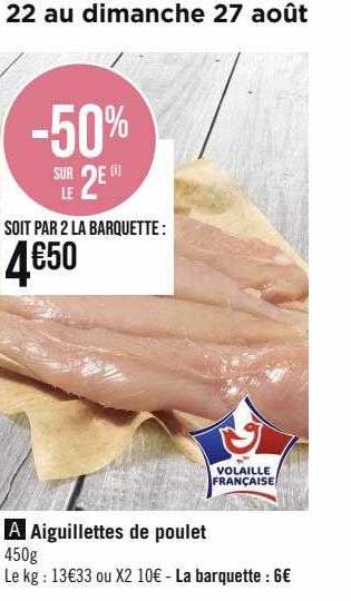 Aiguilletes De Poulet