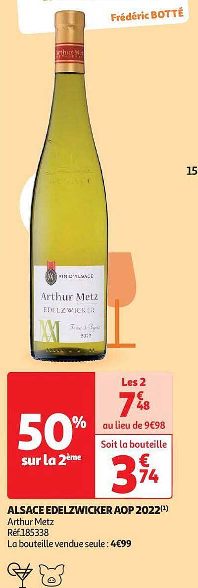 alsace edelzwicker aop 2022 arthur metz