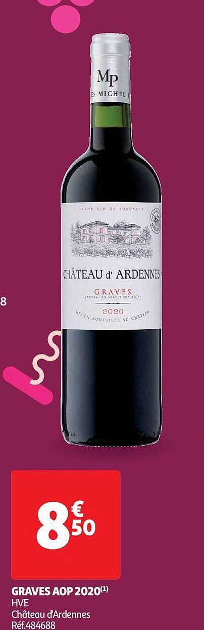 graves aop 2020 hve château d'ardennes