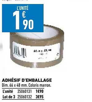 adhésif d'emballage