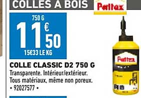 Colle Classic D2 750 G Pattex