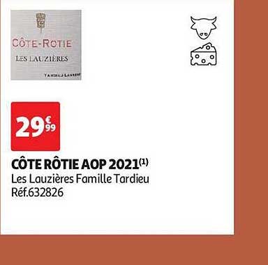 côte rôtie aop 2021 les lauzières famille tardieu