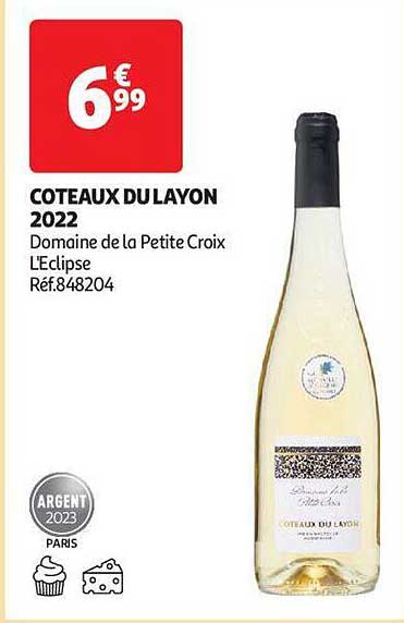 côteaux du layon 2022 domaine de la petite croix d'eclipse