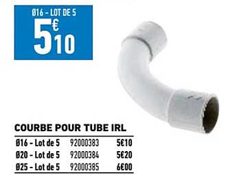 Courbe Pour Tube Irl