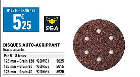 disques auto-agrippant