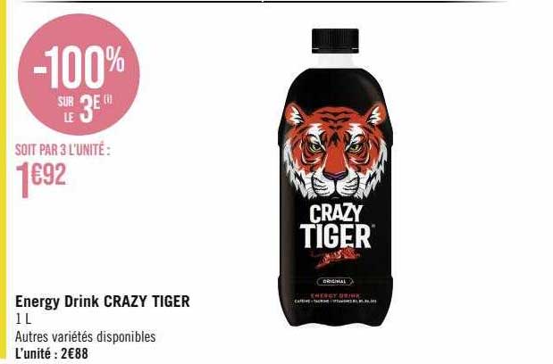 energy drink crazy tiger