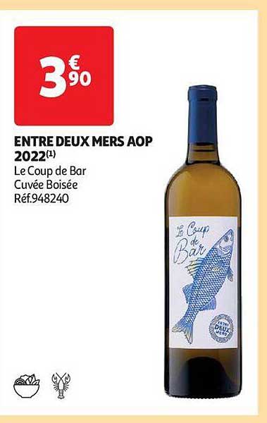 entre deux mers aop 2022 le coup de bar cuvée boisée