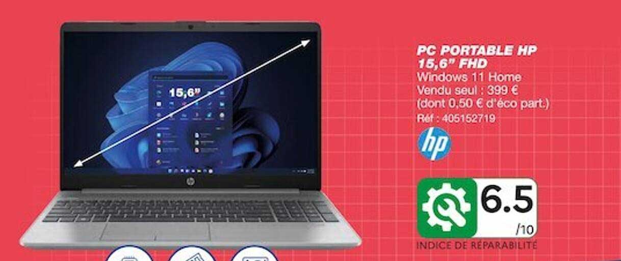 pc portable hp 15,6" fhd