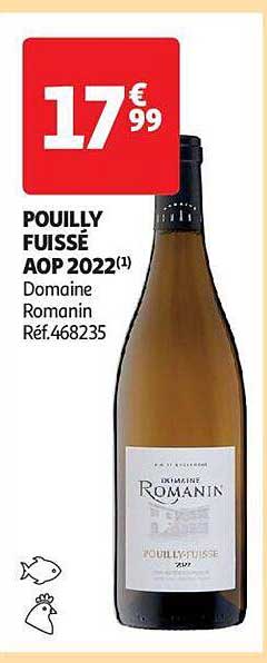 pouilly fuissé aop 2022 domaine romanin