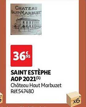 saint estèphe aop 2021 château haut marbuzet
