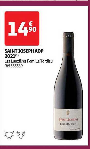 Saint Joseph Aop 2021 Les Lauzières Famille Tardieu