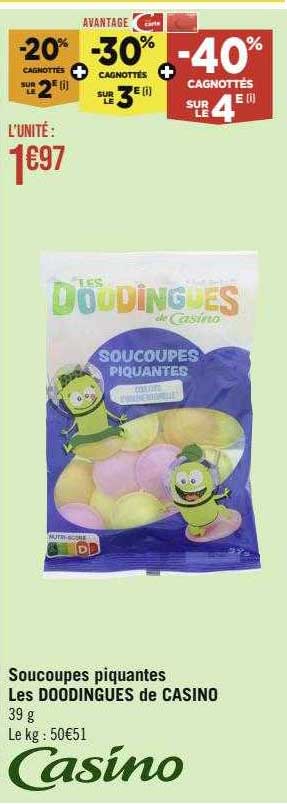 soucoupes piquantes les doodingues de casino