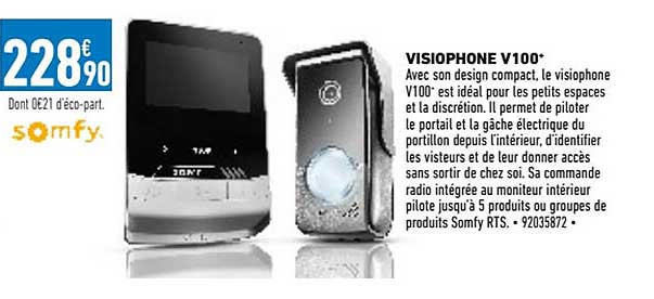 Visiophone V100 Somfy