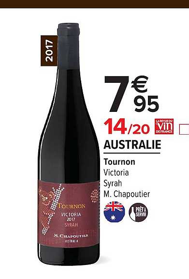 australie tournon victoria syrah m. chapoutier