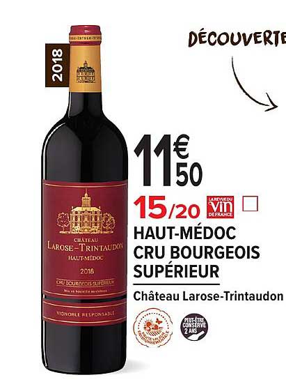 haut médoc cru bourgeois supérieur château larose trintaudon