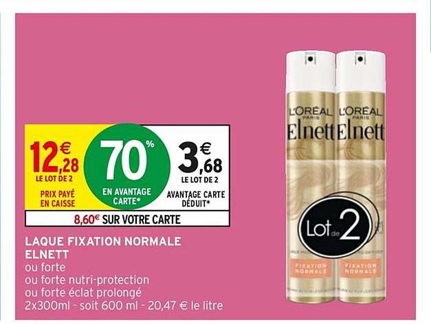 laque fixation normale elnett