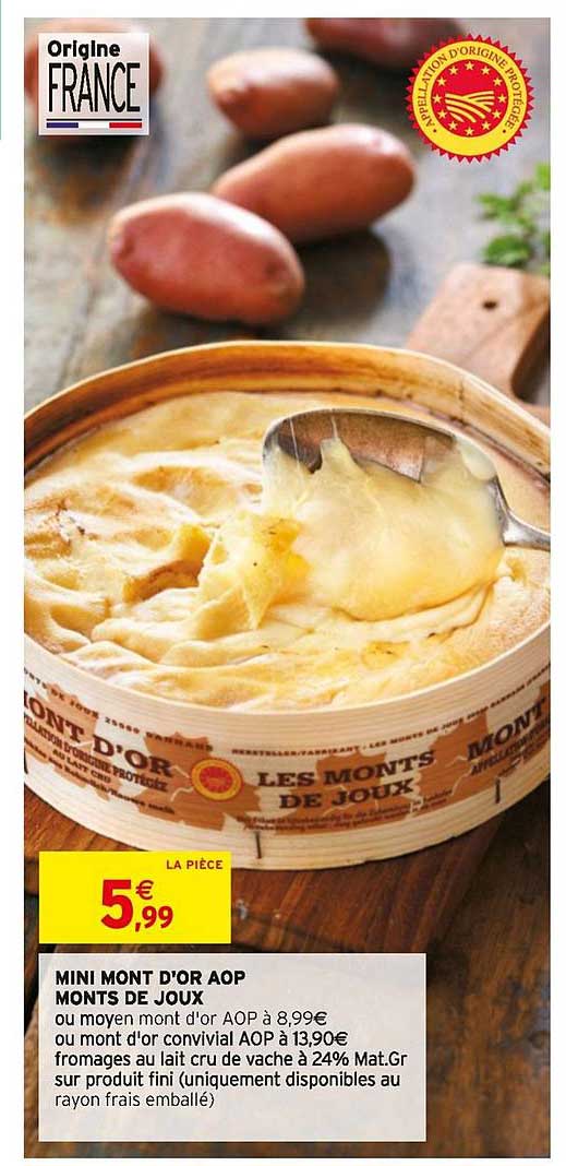 mini mont d'or aop monts de joux