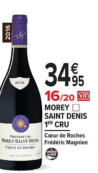 morey saint denis 1er cru cœur de roches frédéric magnien