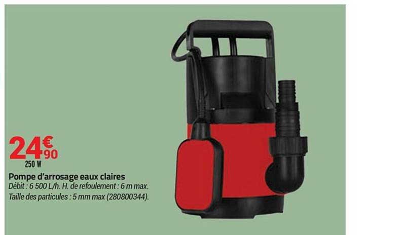Pompe D'arrosage Eaux Claires