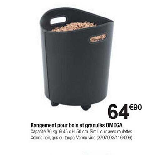 Rangement Pour Bois Et Granulés Omega