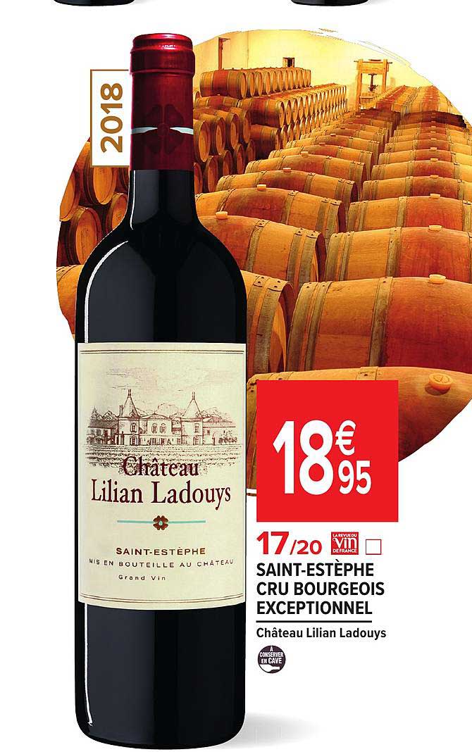 saint estèphe cru bourgeois exceptionnel château lilian ladouys