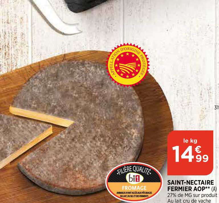 saint nectaire fermier aop