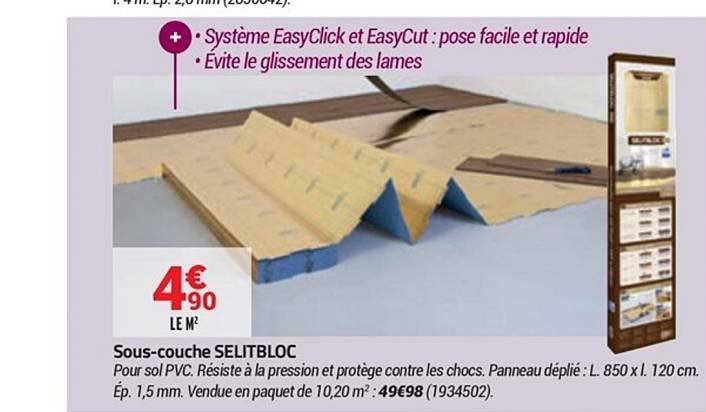 sous couche selitbloc