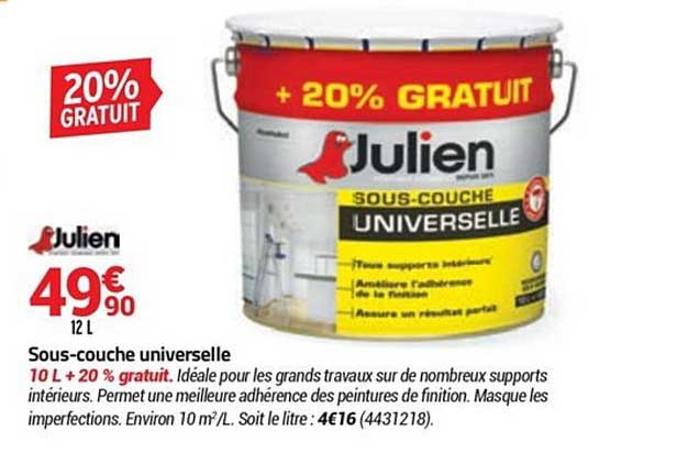 sous couche universelle julien
