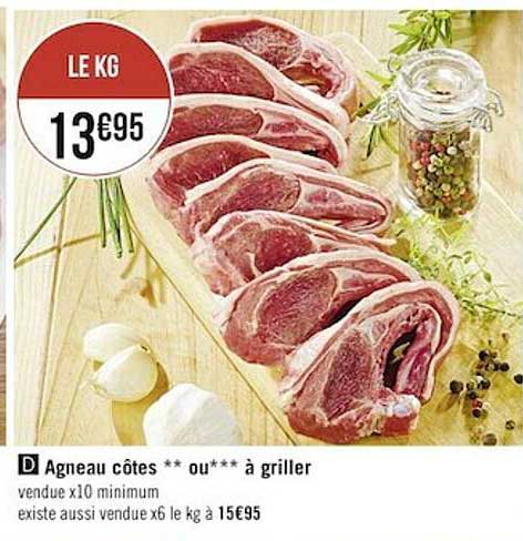 Agneau Côtes ** Ou à Griller