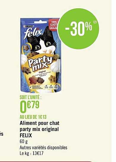 aliment pour chat party mix original felix