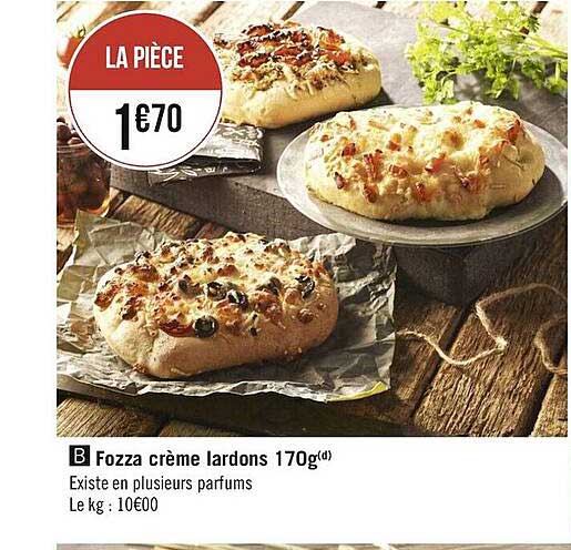 fozza crème lardons 170g