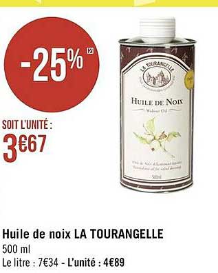 huile de noix de la tourangelle
