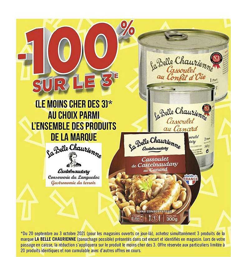 l'ensemble des produits de la marque la belle chaurienne