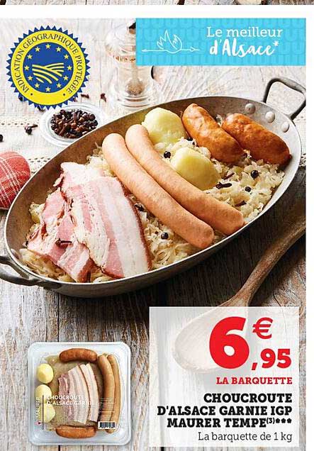 Choucroute D'alsace Garnie Igp Maurer Tempé