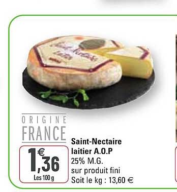 saint-nectaire laitier a.o.p.