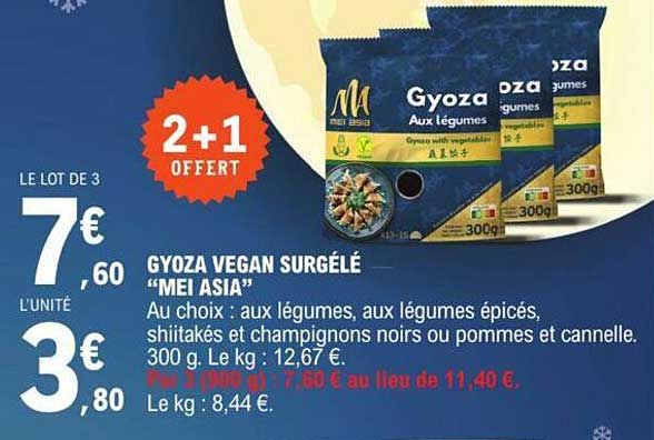 gyoza vegan surgelé "mei asia"