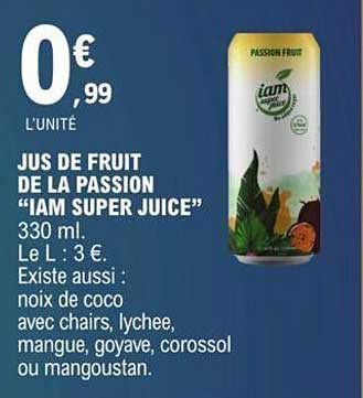 jus de fruit de la passion "iam super juice"