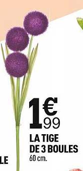 la tige de 3 boules