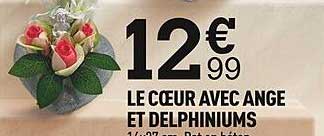 Le Coeur Avec Ange Et Delphiniums