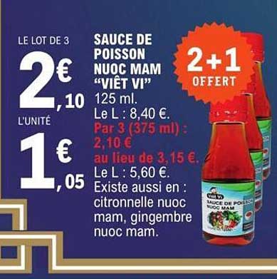 sauce de poisson nuoc mam "viêt vi"
