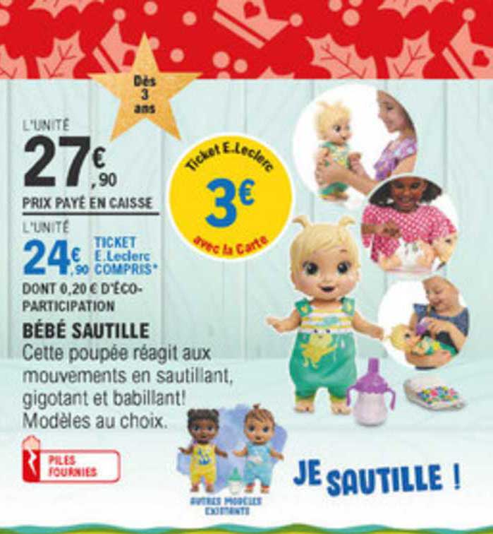 bébé sautille