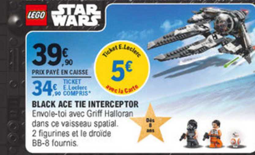 black ace tie interceptor lego star wars