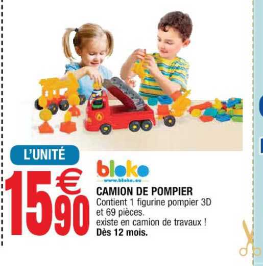 bloko camion de pompier