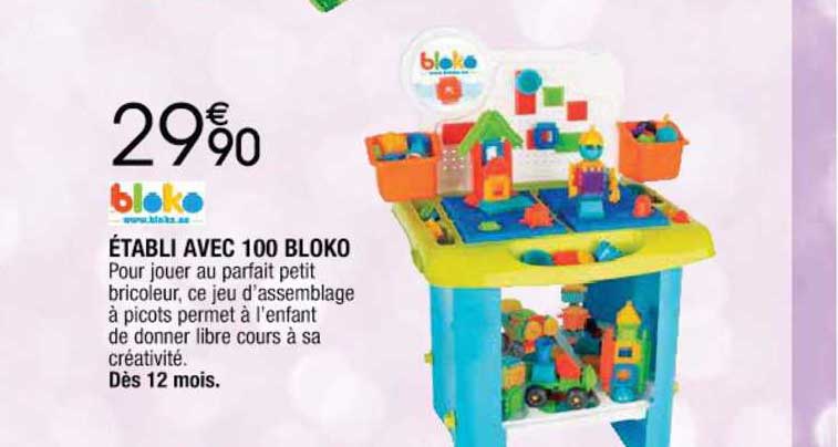 bloko établi avec 100 bloko